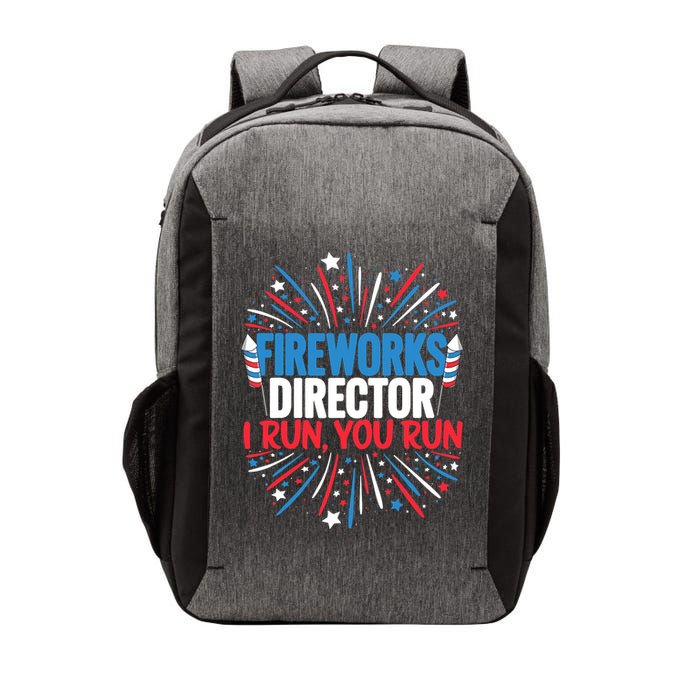 Fireworks Director Funny 4th of July Firework Director Vector Backpack