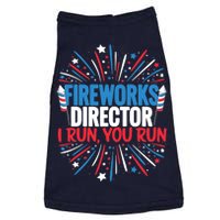 Fireworks Director Funny 4th of July Firework Director Doggie Tank