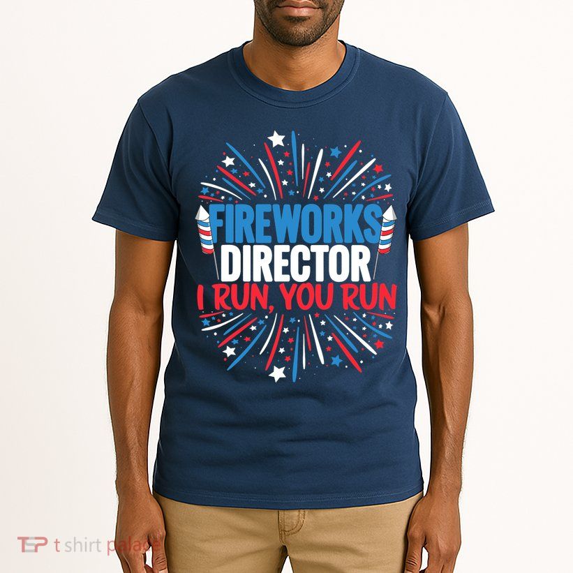 Fireworks Director Funny 4th of July Firework Director Tall T-Shirt