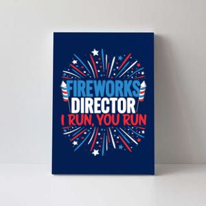 Fireworks Director Funny 4th of July Firework Director Canvas