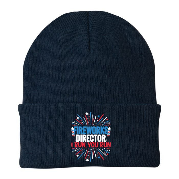 Fireworks Director Funny 4th of July Firework Director Beanie