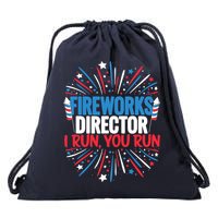Fireworks Director Funny 4th of July Firework Director Drawstring Bag
