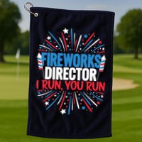 Fireworks Director Funny 4th of July Firework Director Golf Towel