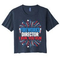 Fireworks Director Funny 4th of July Firework Director Crop Top