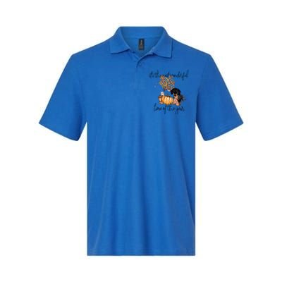 Funny Dachshund Fall Pumpkin Most Wonderful Time Of The Year Gift Softstyle Adult Sport Polo