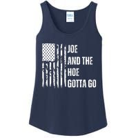 Funny Distress Flag Anti Biden. Joe And The Ho Gotta Gotta Go!! Ladies Essential Tank