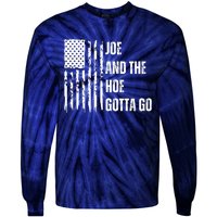 Funny Distress Flag Anti Biden. Joe And The Ho Gotta Gotta Go!! Tie-Dye Long Sleeve Shirt