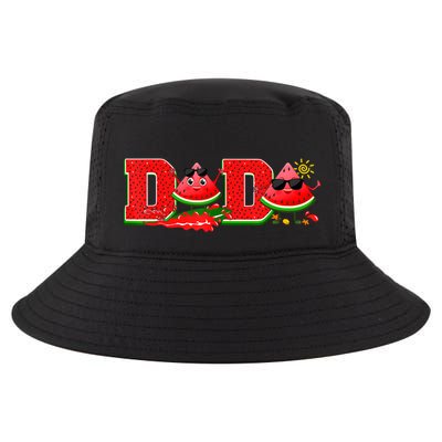 Funny Dada Family Matching Surfing Watermelon Summer Vibes Cool Comfort Performance Bucket Hat