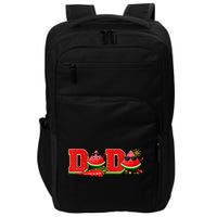 Funny Dada Family Matching Surfing Watermelon Summer Vibes Impact Tech Backpack