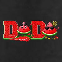 Funny Dada Family Matching Surfing Watermelon Summer Vibes 25L Jumbo Tote