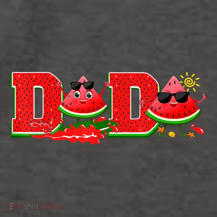 Funny Dada Family Matching Surfing Watermelon Summer Vibes Vector Backpack