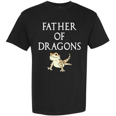 Funny Bearded  Dad Father Of Dragons Garment-Dyed Heavyweight T-Shirt