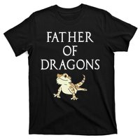 Funny Bearded  Dad Father Of Dragons T-Shirt