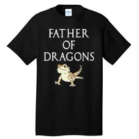 Funny Bearded  Dad Father Of Dragons Tall T-Shirt