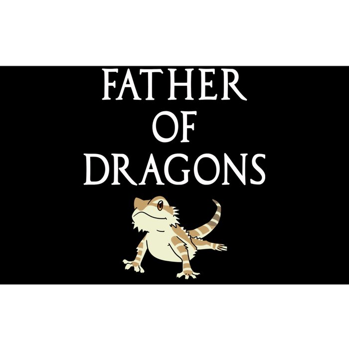 Funny Bearded  Dad Father Of Dragons Bumper Sticker