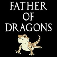 Funny Bearded  Dad Father Of Dragons 16 in Basic Backpack