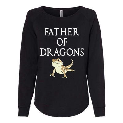 Funny Bearded  Dad Father Of Dragons Womens California Wash Sweatshirt