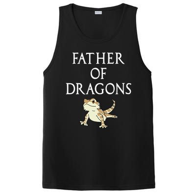 Funny Bearded  Dad Father Of Dragons PosiCharge Competitor Tank