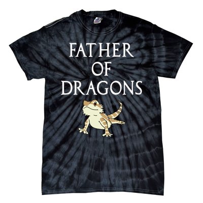 Funny Bearded  Dad Father Of Dragons Tie-Dye T-Shirt