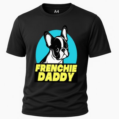 Frenchie Daddy  French Bulldog Dad Full Color Performance Shirt
