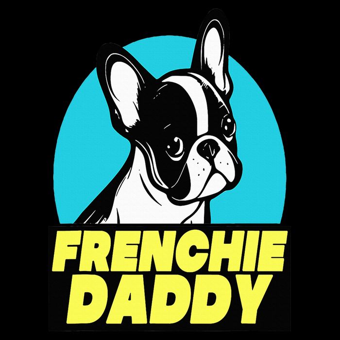 Frenchie Daddy  French Bulldog Dad Full Color Apron