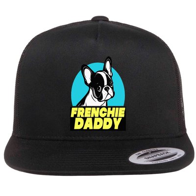 Frenchie Daddy  French Bulldog Dad Full Color Flatbill Hat
