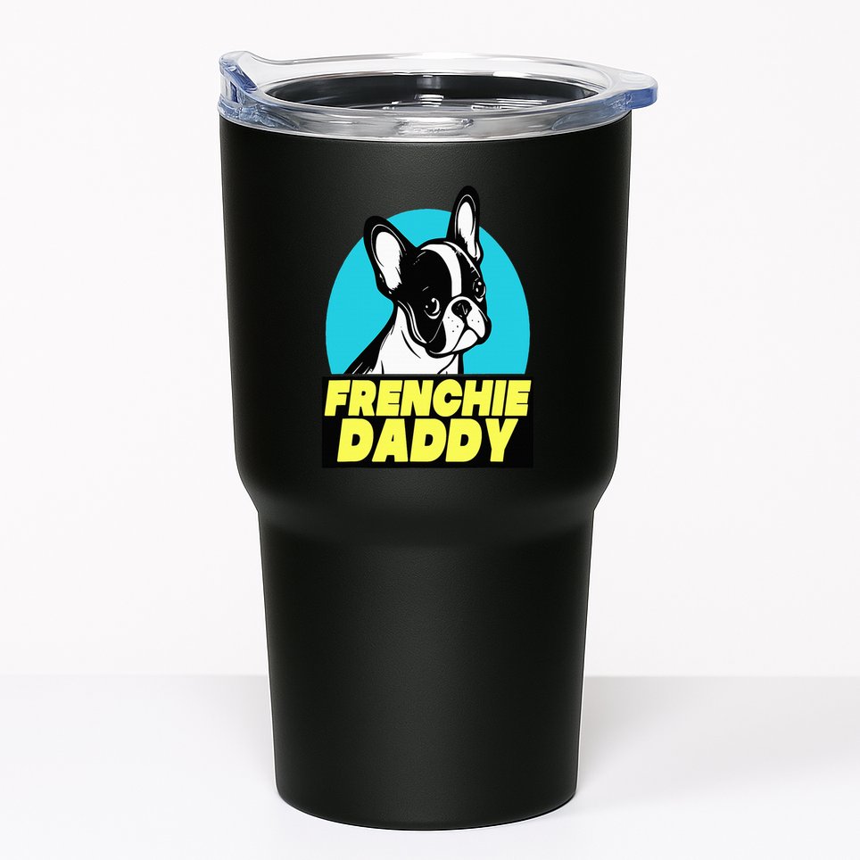 Frenchie Daddy  French Bulldog Dad Full Color Tumbler