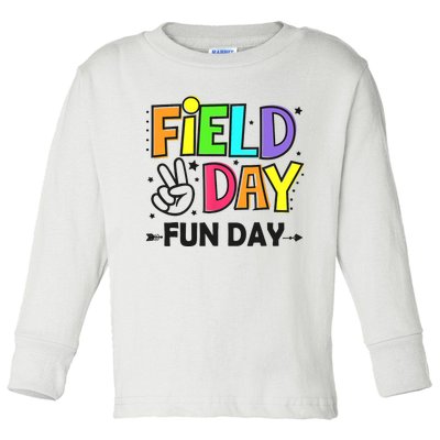 Field Day Fun Day Last Day Of School Teacher Student Toddler Long Sleeve Shirt