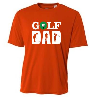 Father's Day Funny Golf Dad Golf Club Gift For Dad Cooling Performance Crew T-Shirt