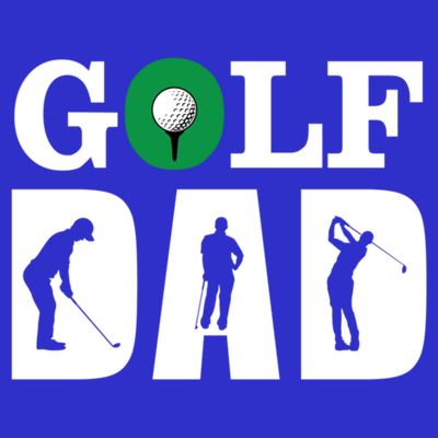 Father's Day Funny Golf Dad Golf Club Gift For Dad T-Shirt