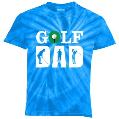 Father's Day Funny Golf Dad Golf Club Gift For Dad Kids Tie-Dye T-Shirt