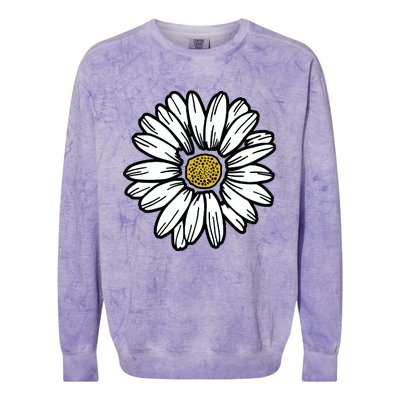 Flowers Daisy Colorblast Crewneck Sweatshirt