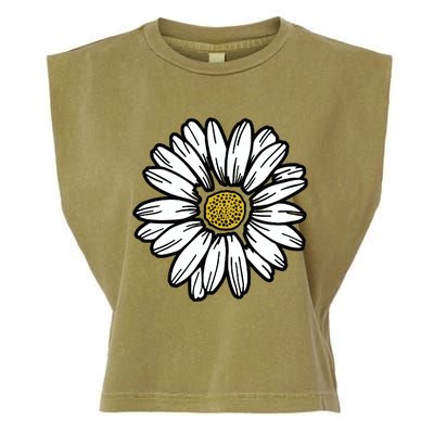 Flowers Daisy Garment-Dyed Women's Muscle Tee