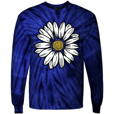 Flowers Daisy Tie-Dye Long Sleeve Shirt