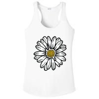 Flowers Daisy Ladies PosiCharge Competitor Racerback Tank