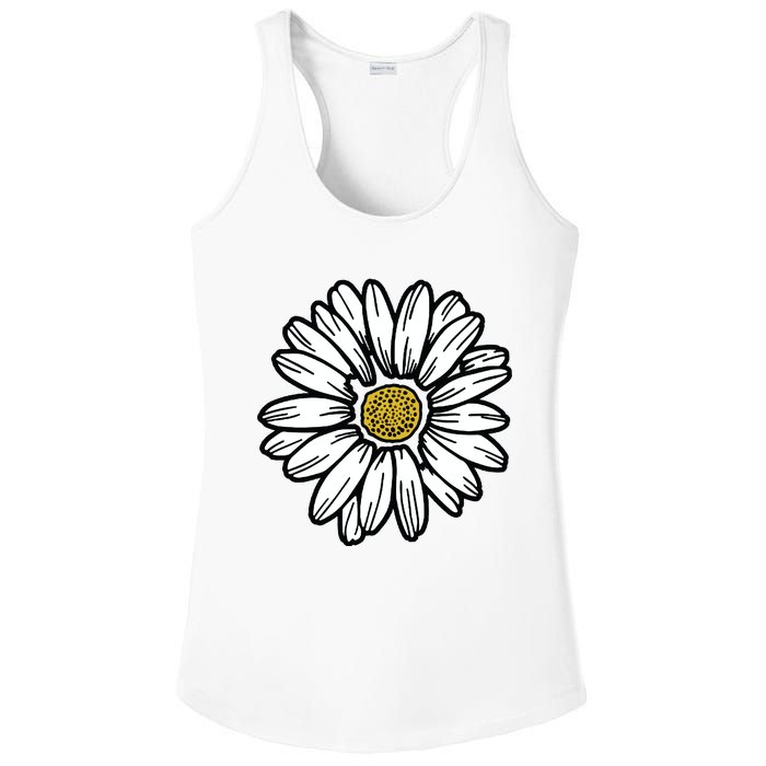 Flowers Daisy Ladies PosiCharge Competitor Racerback Tank