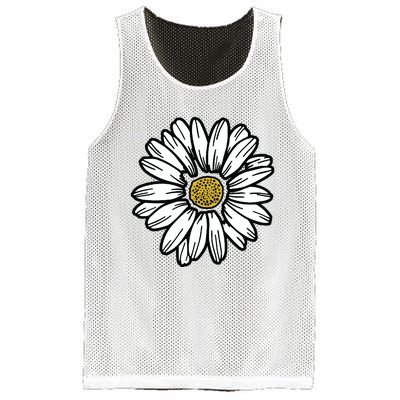 Flowers Daisy Mesh Reversible Basketball Jersey Tank