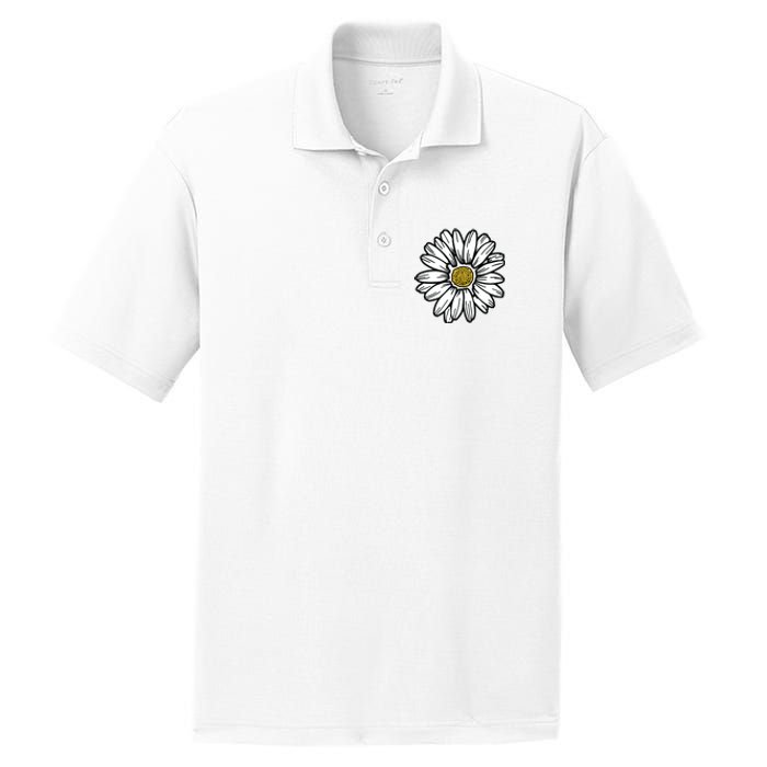 Flowers Daisy PosiCharge RacerMesh Polo