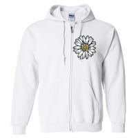 Flowers Daisy Full Zip Hoodie