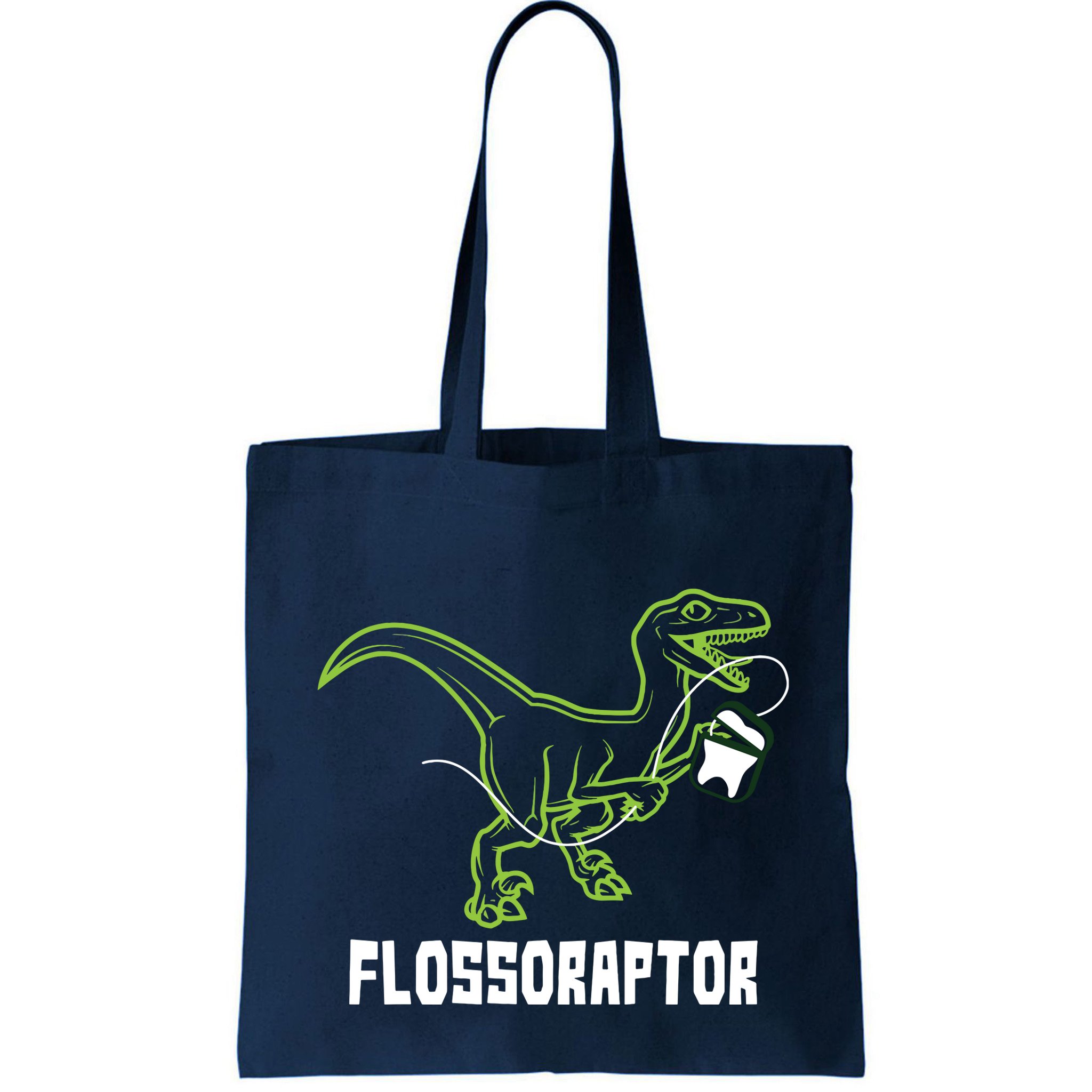 Flossoraptor Dinosaur Funny Pediatric Dentist Bag