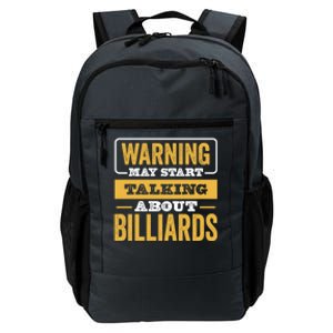 Father's Day Funny Billiards, Talking About Billiards Sport Gift For Dad Daily Commute Backpack