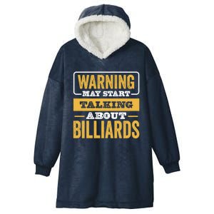 Father's Day Funny Billiards, Talking About Billiards Sport Gift For Dad Hooded Wearable Blanket