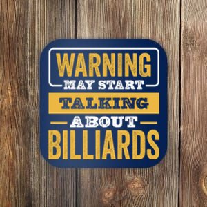 Father's Day Funny Billiards, Talking About Billiards Sport Gift For Dad Coaster