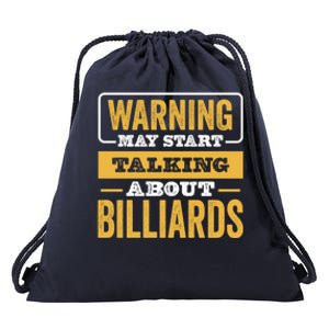 Father's Day Funny Billiards, Talking About Billiards Sport Gift For Dad Drawstring Bag