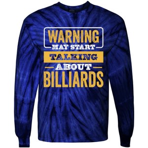 Father's Day Funny Billiards, Talking About Billiards Sport Gift For Dad Tie-Dye Long Sleeve Shirt