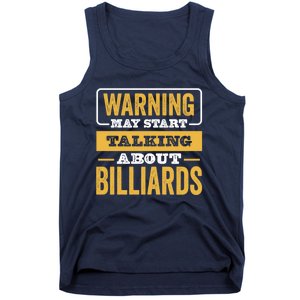 Father's Day Funny Billiards, Talking About Billiards Sport Gift For Dad Tank Top