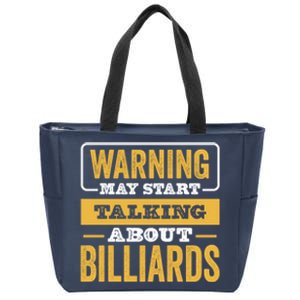 Father's Day Funny Billiards, Talking About Billiards Sport Gift For Dad Zip Tote Bag