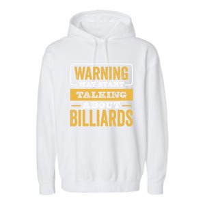 Father's Day Funny Billiards, Talking About Billiards Sport Gift For Dad Garment-Dyed Fleece Hoodie