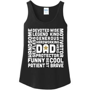 Father's Day For Dads Worlds Greatest Dad Proud Father Ladies Essential Tank