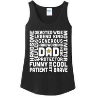 Father's Day For Dads Worlds Greatest Dad Proud Father Ladies Essential Tank